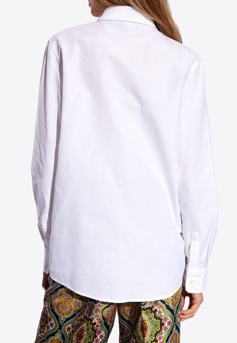 Pegaso Embroidered Long-Sleeved Shirt