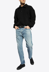 Stand-Up Collar Sweatshirt