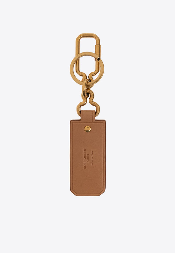 Cassandre Embossed Leather Key Ring