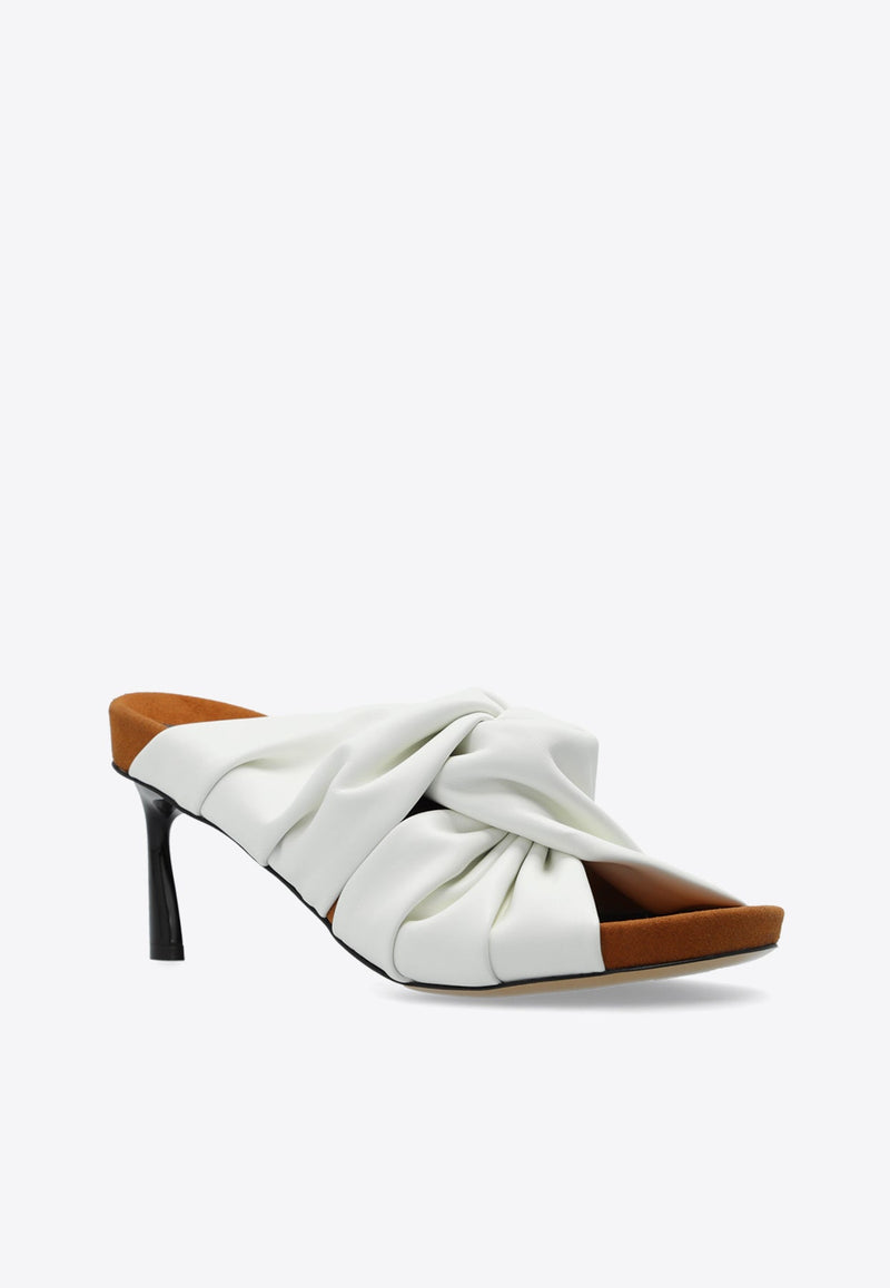 Terra 50 Twisted Faux Leather Mules