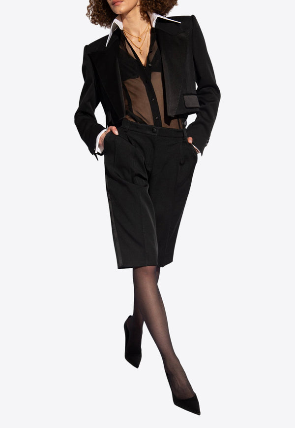 Tuxedo Cropped Blazer