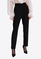 High-Waist Tapered Pants