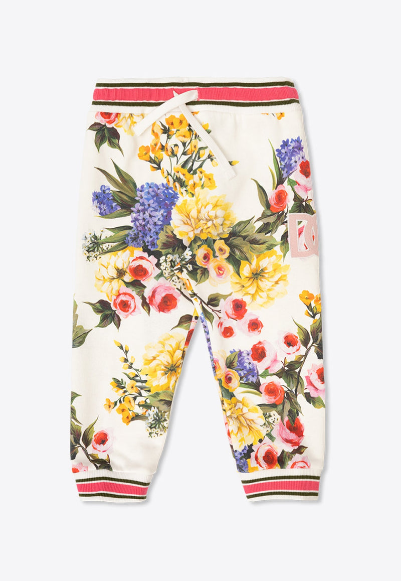 Baby Girls Garden Print Track Pants