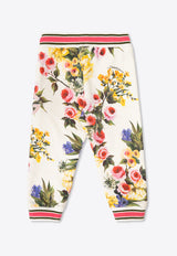 Baby Girls Garden Print Track Pants