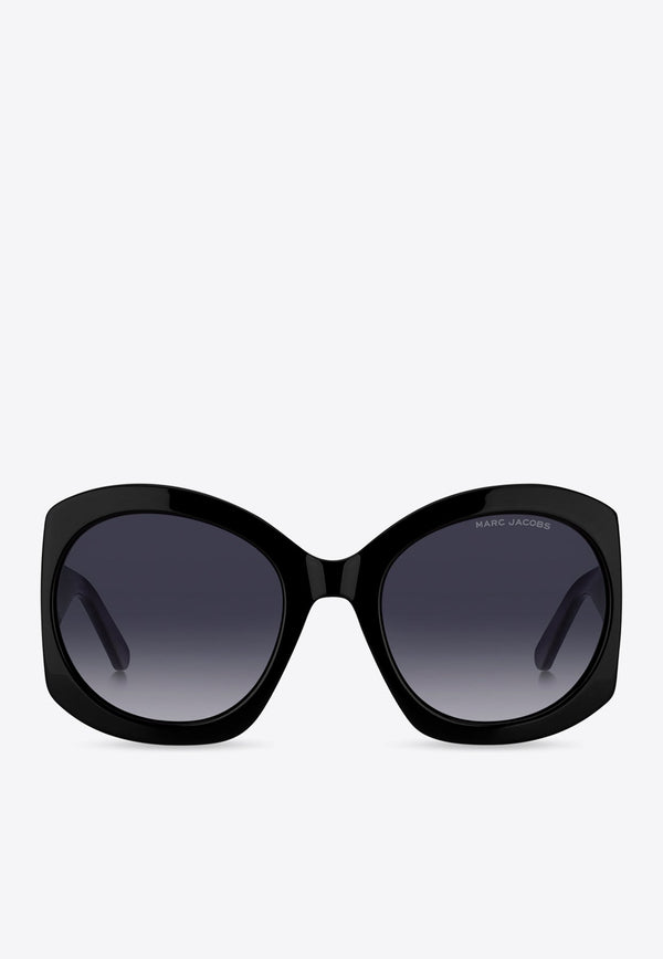 The J Marc Monogram Rounded Sunglasses