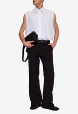 Straight-Leg Tailored Pants