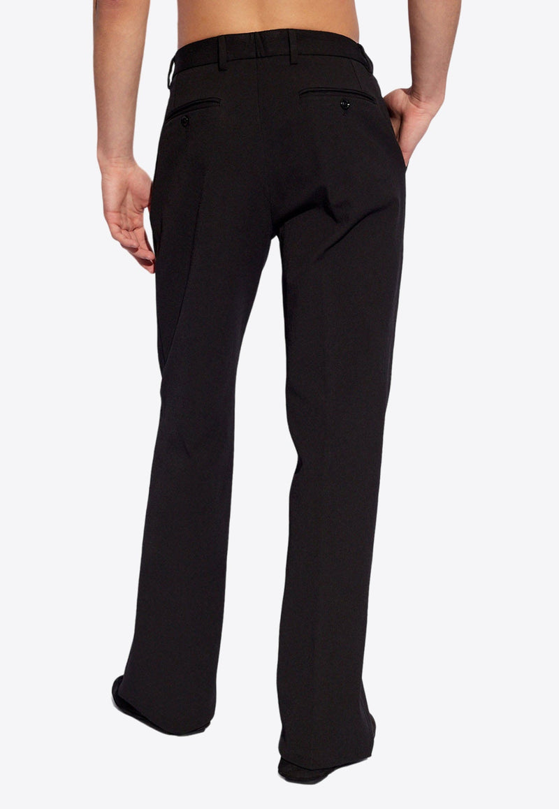 Straight-Leg Tailored Pants