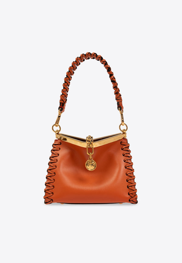 Mini Vela Leather Shoulder Bag