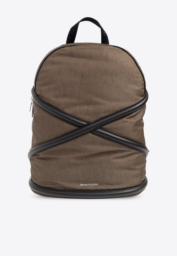 Graphic Print Harness Backpack
