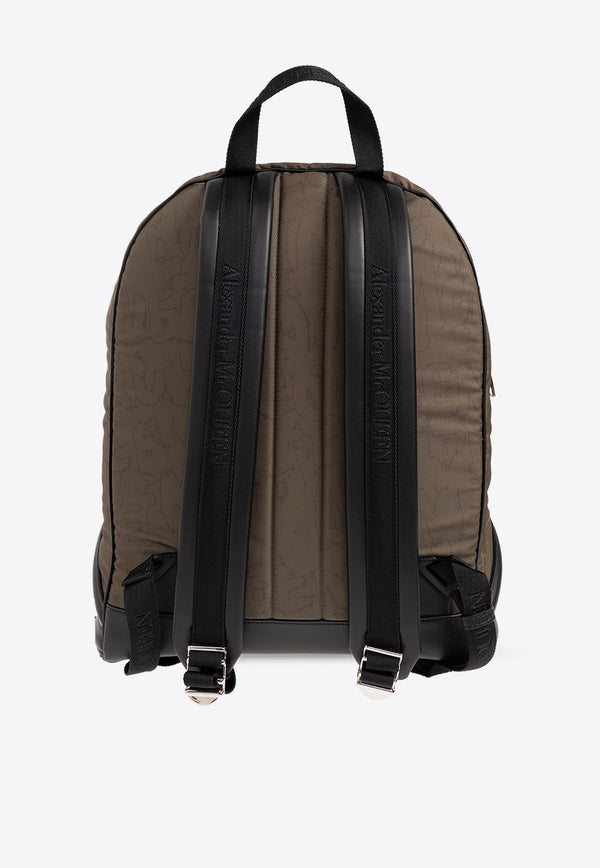 Graphic Print Harness Backpack