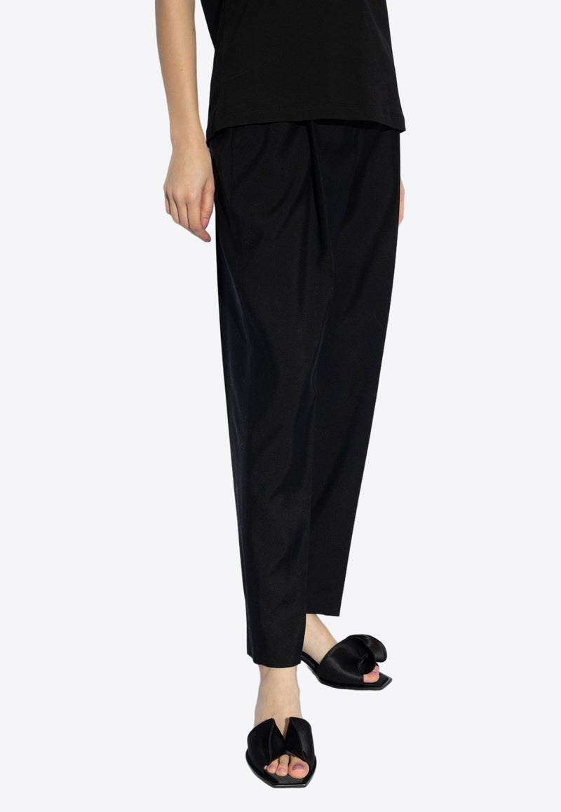 Tapered-Leg Tailored Pants