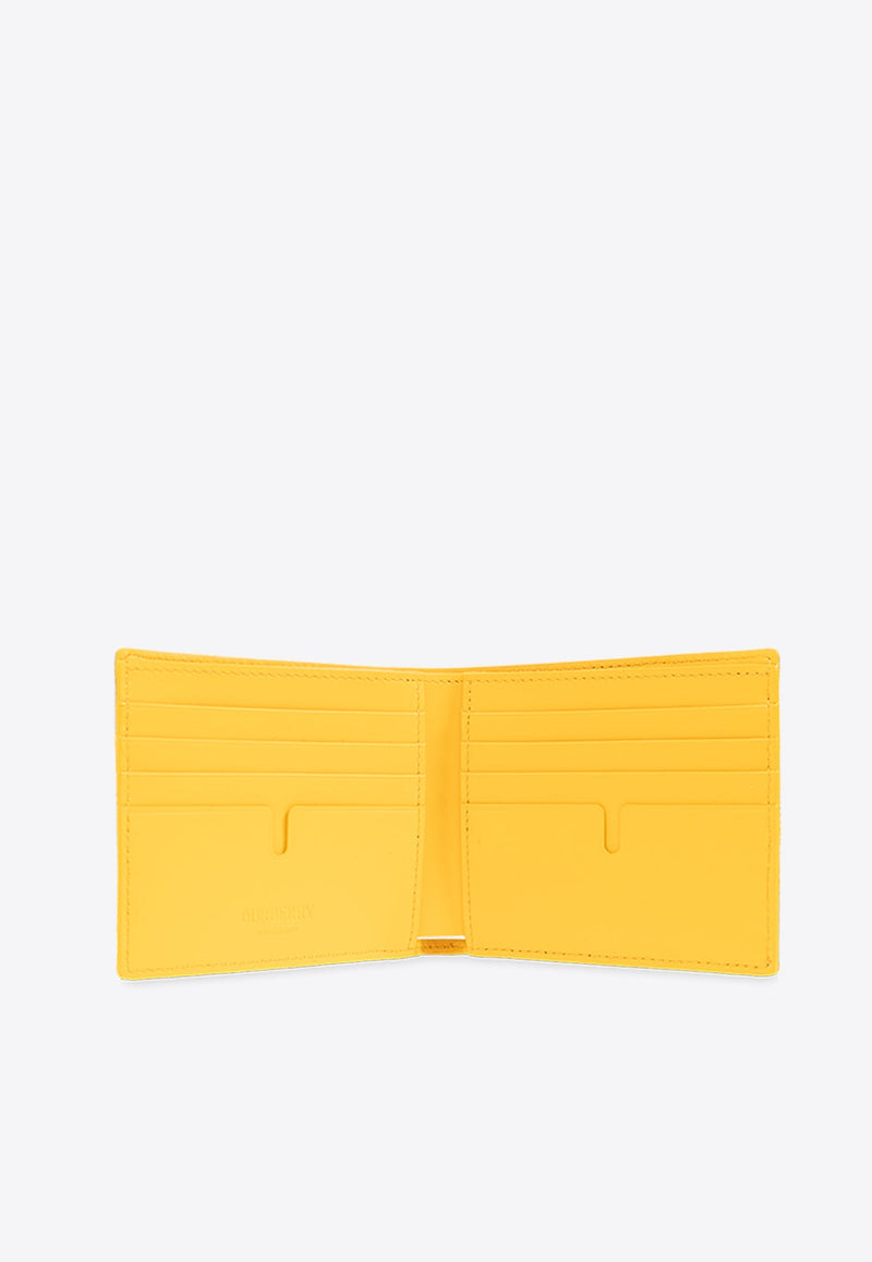 Check Pattern Bi-Fold Wallet