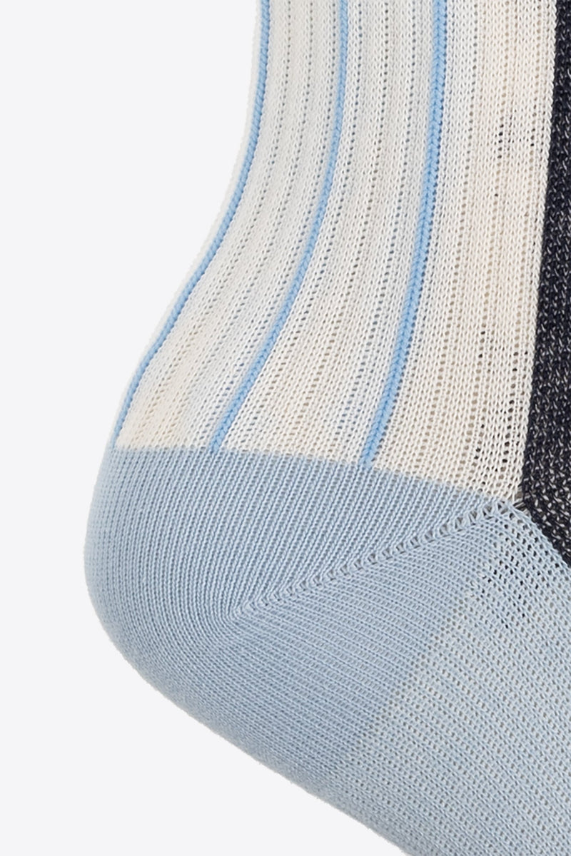 Striped Ankle-Length Socks