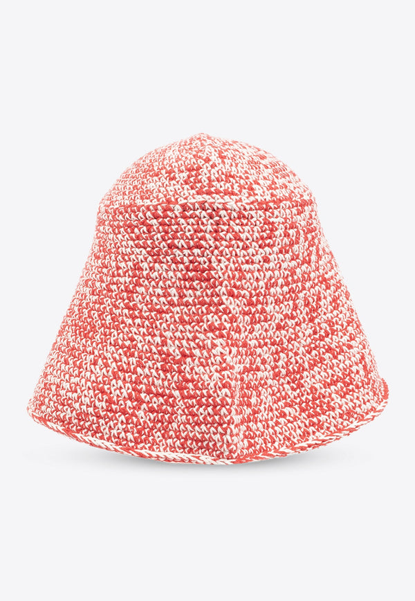 Logo-Embroidered Knitted Bucket Hat