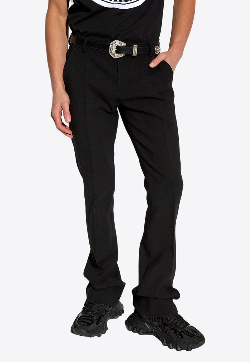 Straight-Leg Tailored Pants