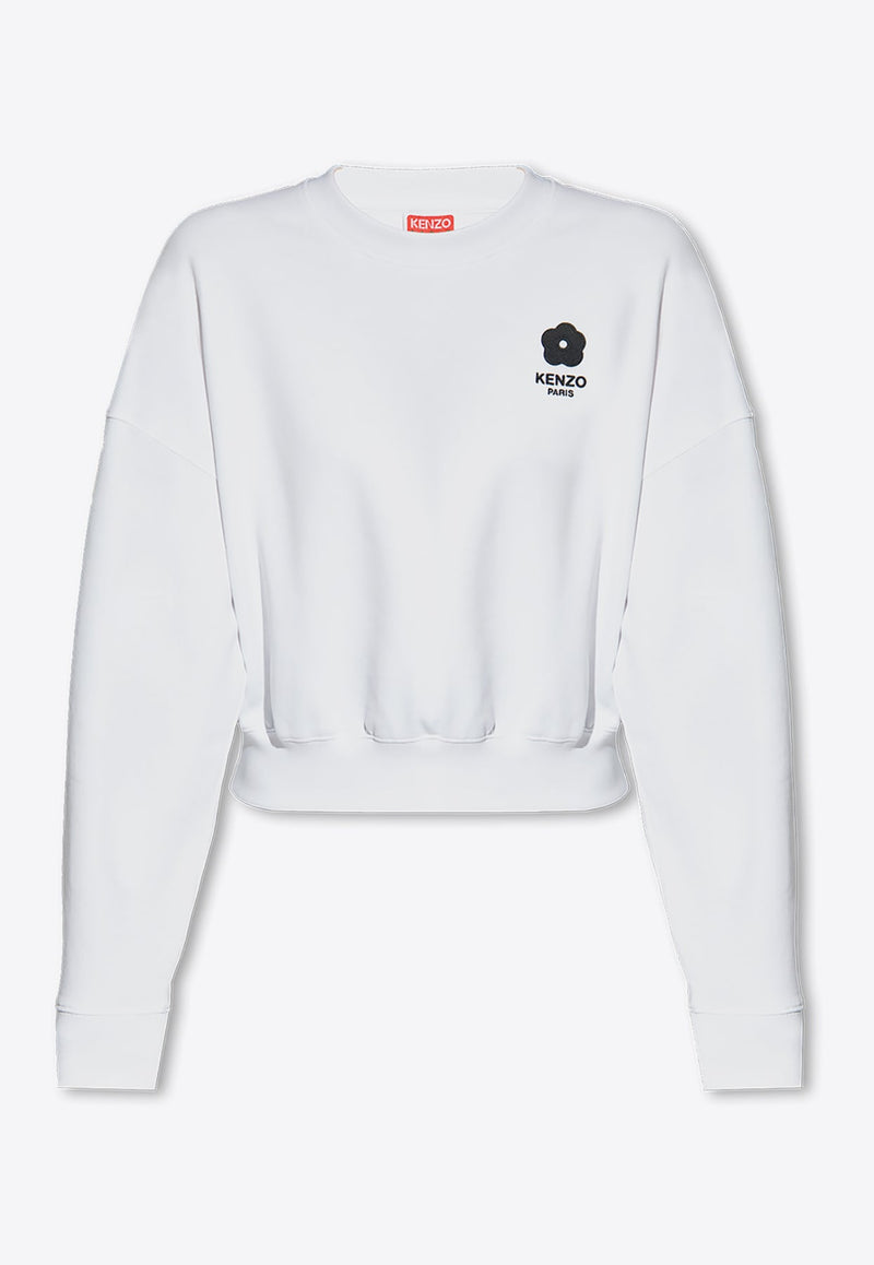 Logo-Embroidered Crewneck Sweatshirt