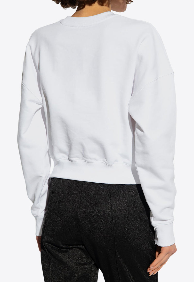 Logo-Embroidered Crewneck Sweatshirt