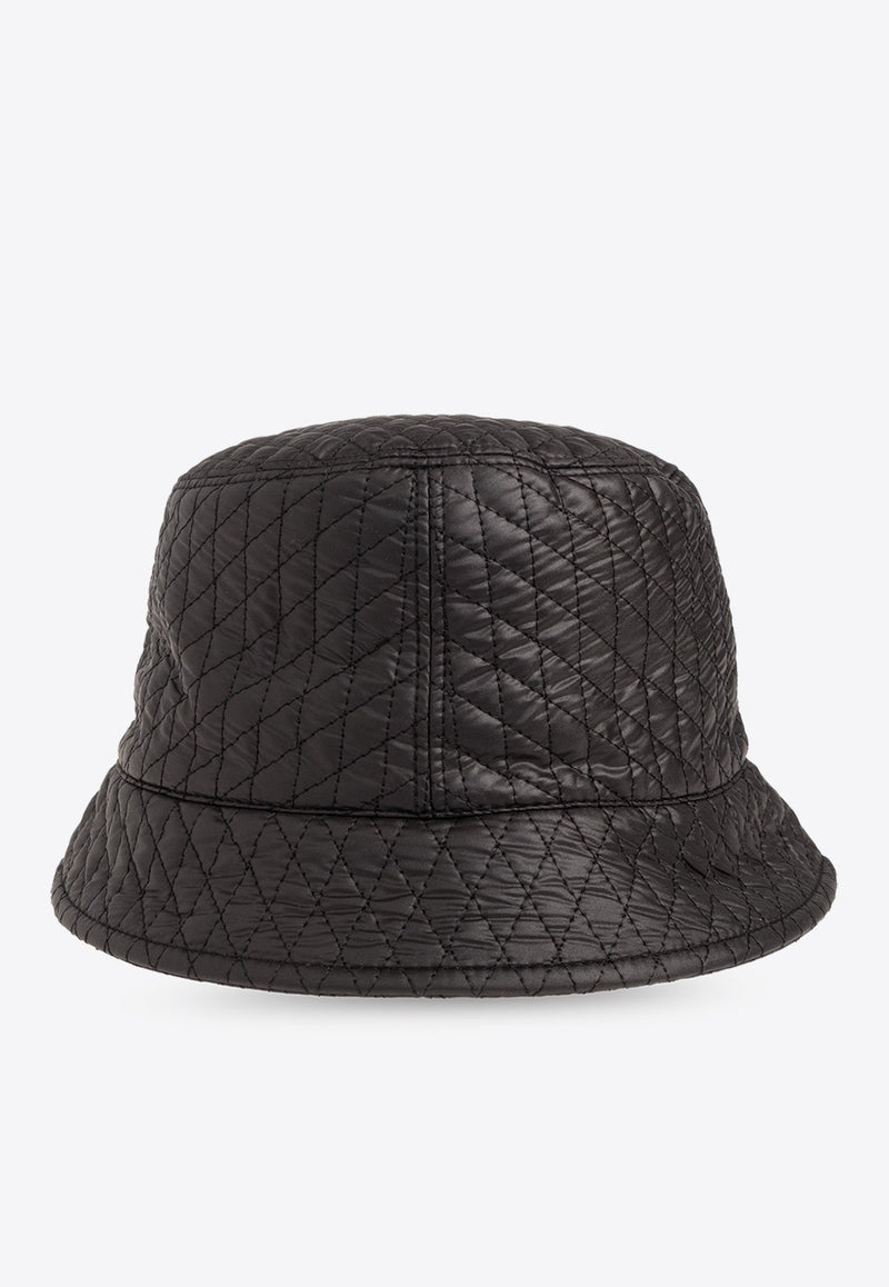 Logo Patch Quilted Bucket Hat