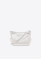 The Mini Peak Metallic Leather Shoulder Bag