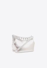 The Mini Peak Metallic Leather Shoulder Bag