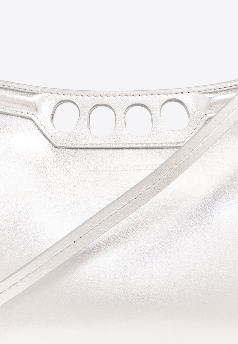 The Mini Peak Metallic Leather Shoulder Bag