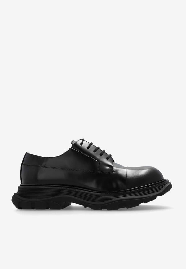 Tread Calf Leather Derby Shoes