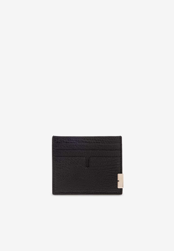 Tall B Cut Cardholder in Grained Leather