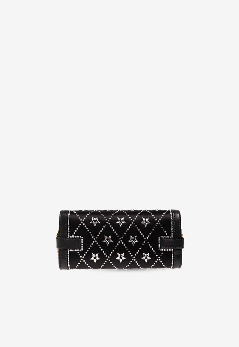 B-Buzz 23 Leather Clutch Bag With Chain