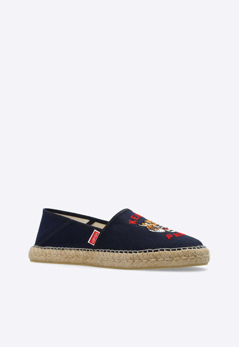 Signature Tiger Embroidered Espadrilles