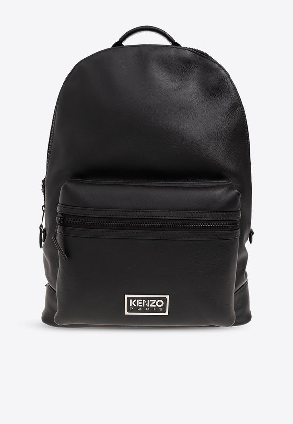 Kenzography Leather Backpack