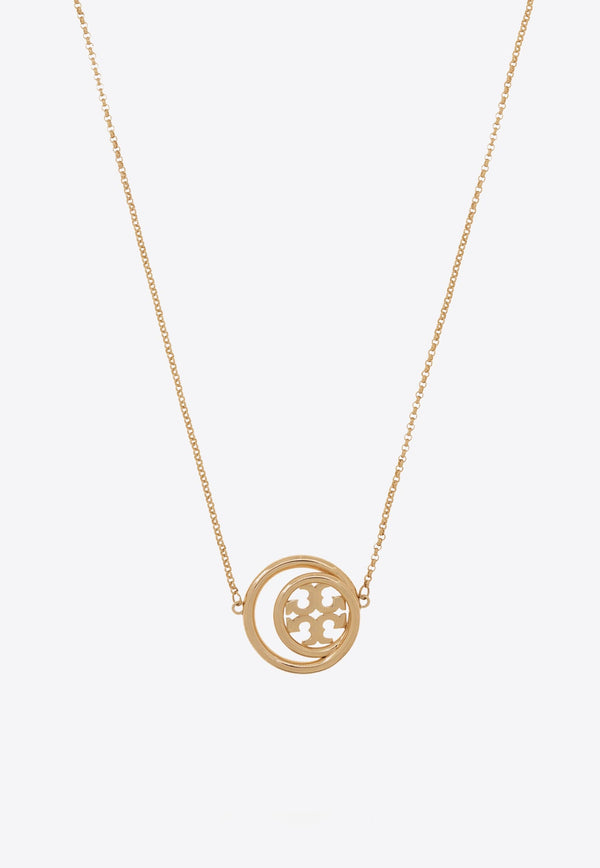 Miller Double Ring Pendant Necklace