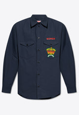 Logo Patch Long-Sleeved Shirt