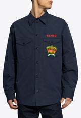 Logo Patch Long-Sleeved Shirt