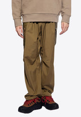 Logo Patch Straight-Leg Cargo Pants