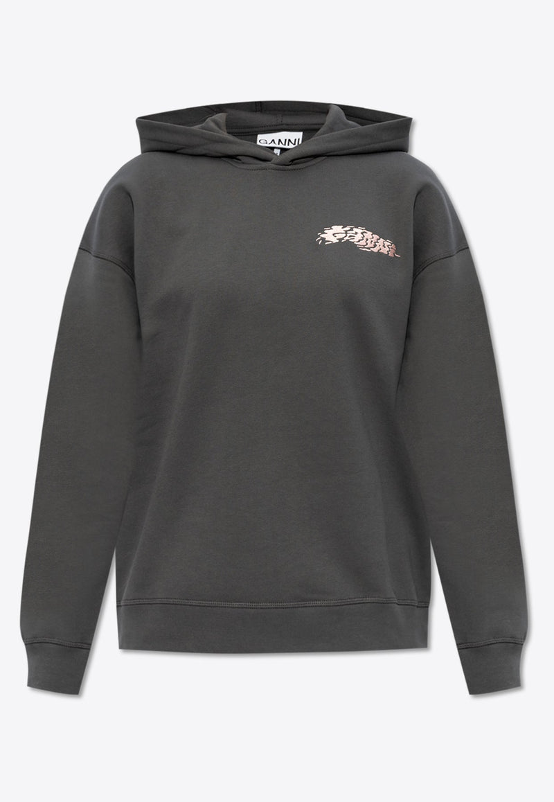 Logo Embroidered Hooded Sweatshirt