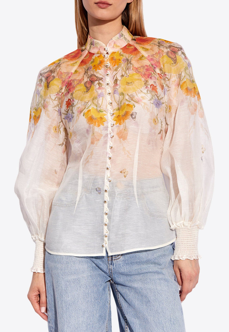 Tranquillity Floral Print Blouse