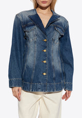 Buttoned Denim Jacket