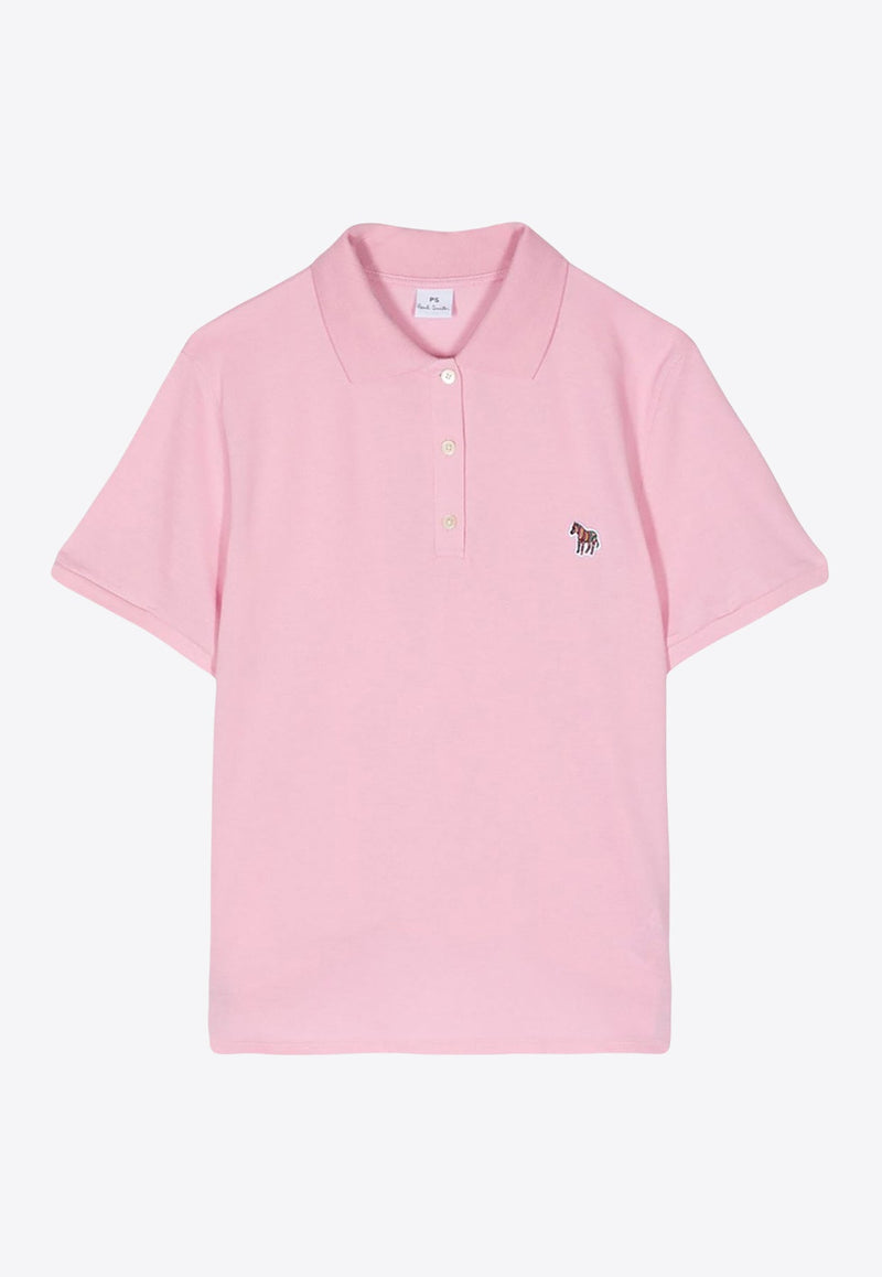 Zebra Patch Polo T-shirt