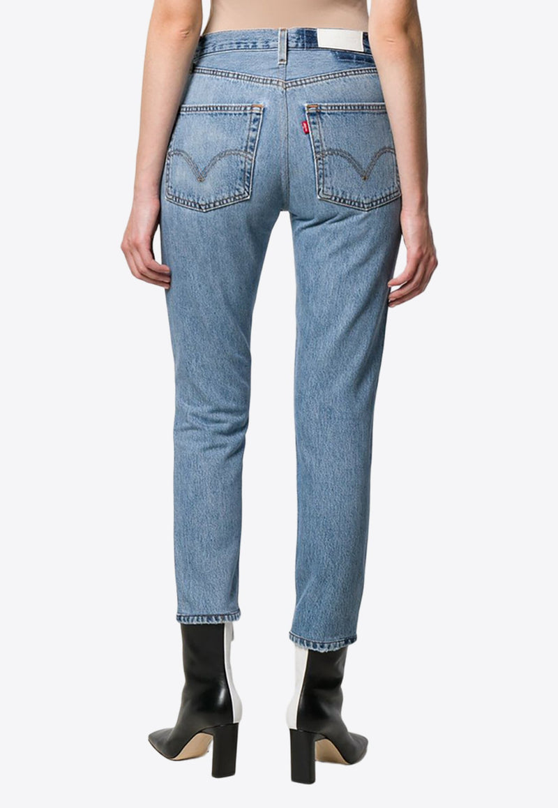 High-Rise Cropped Jeans