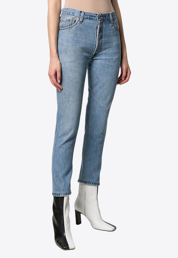 High-Rise Cropped Jeans