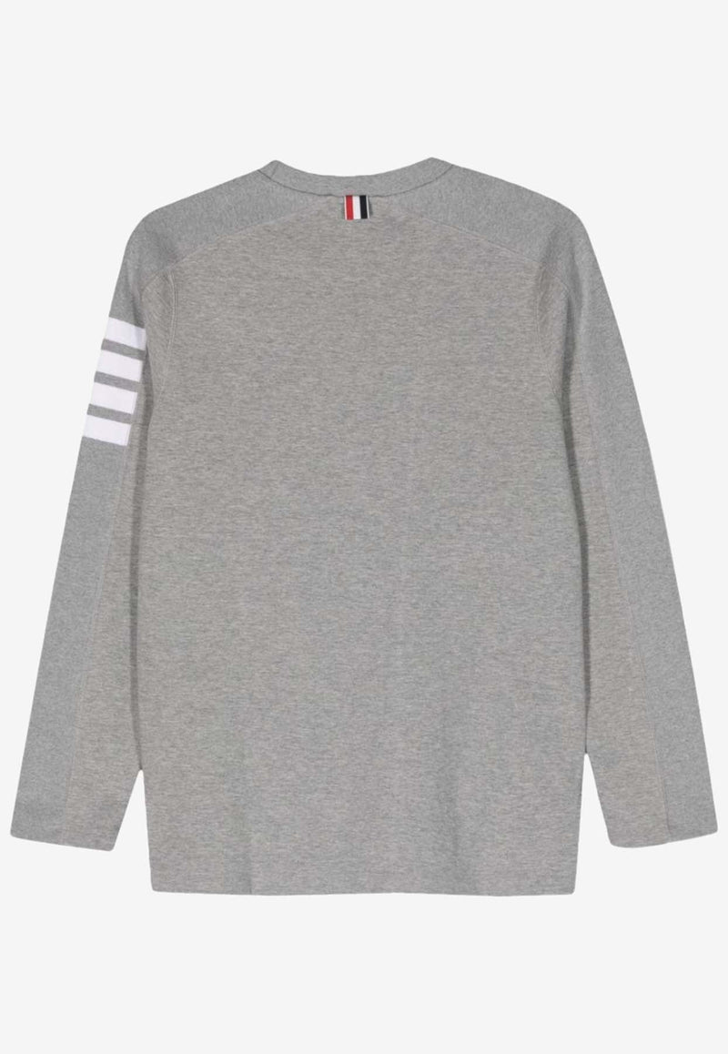 4-bar Stripes Long-Sleeved T-shirt