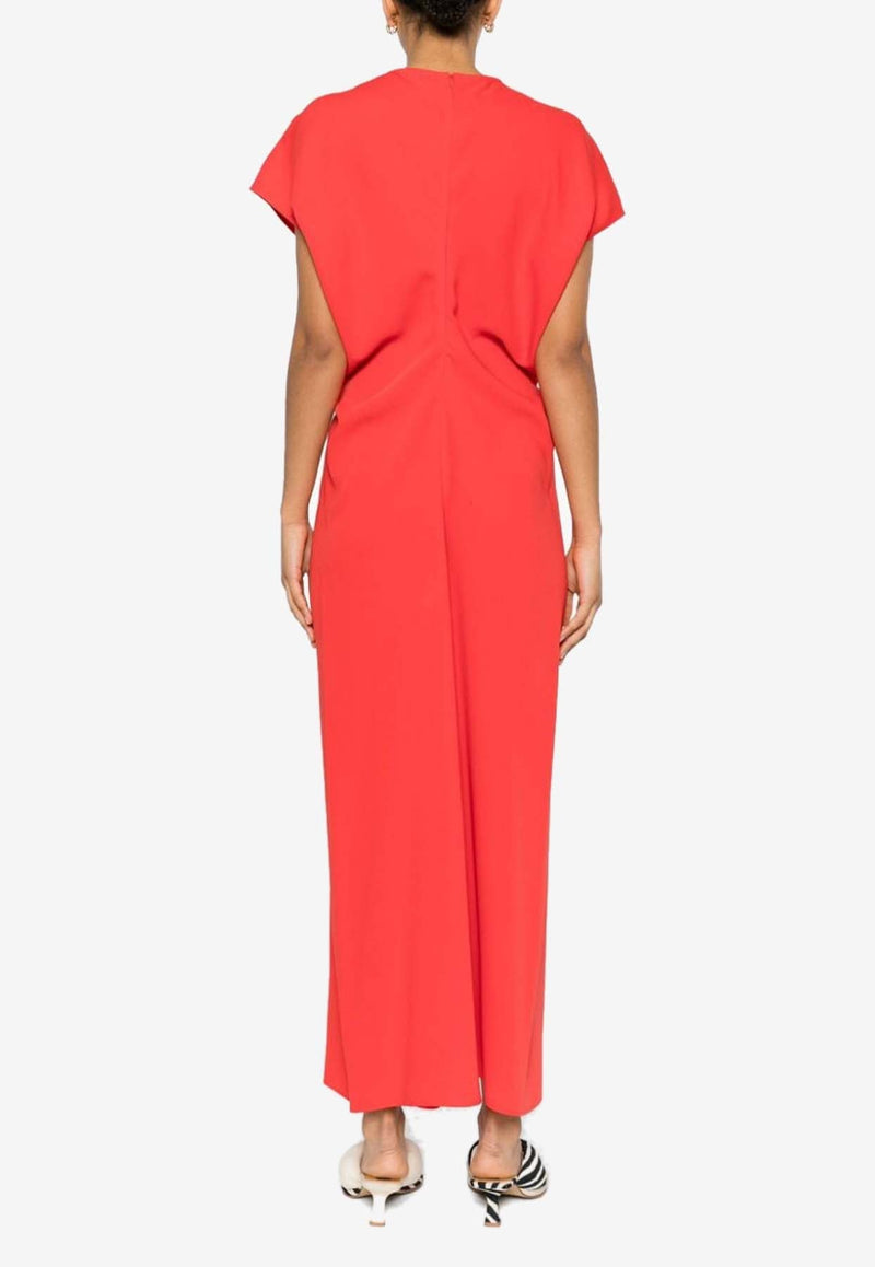 Cady V-neck Midi Dress