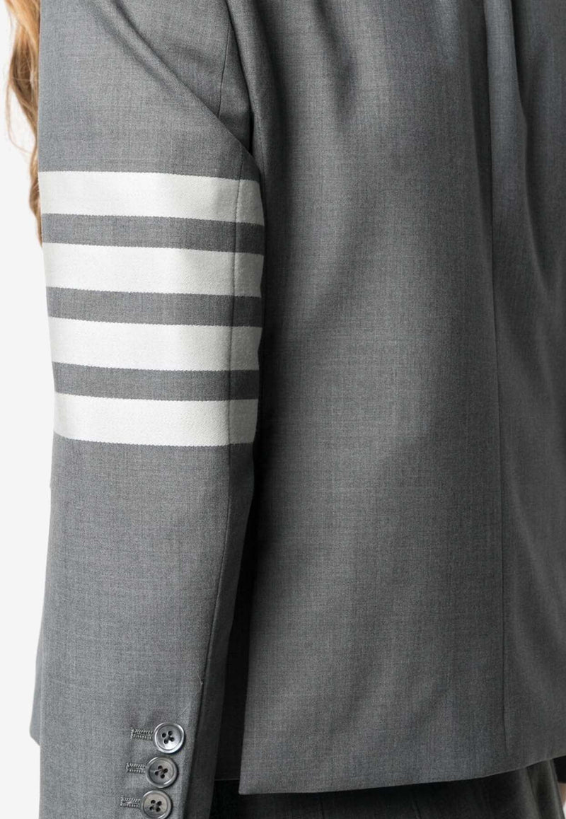 4-bar Stripes Single-Breasted Wool Blazer