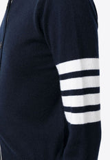 4-bar Stripes Cashmere Cardigan