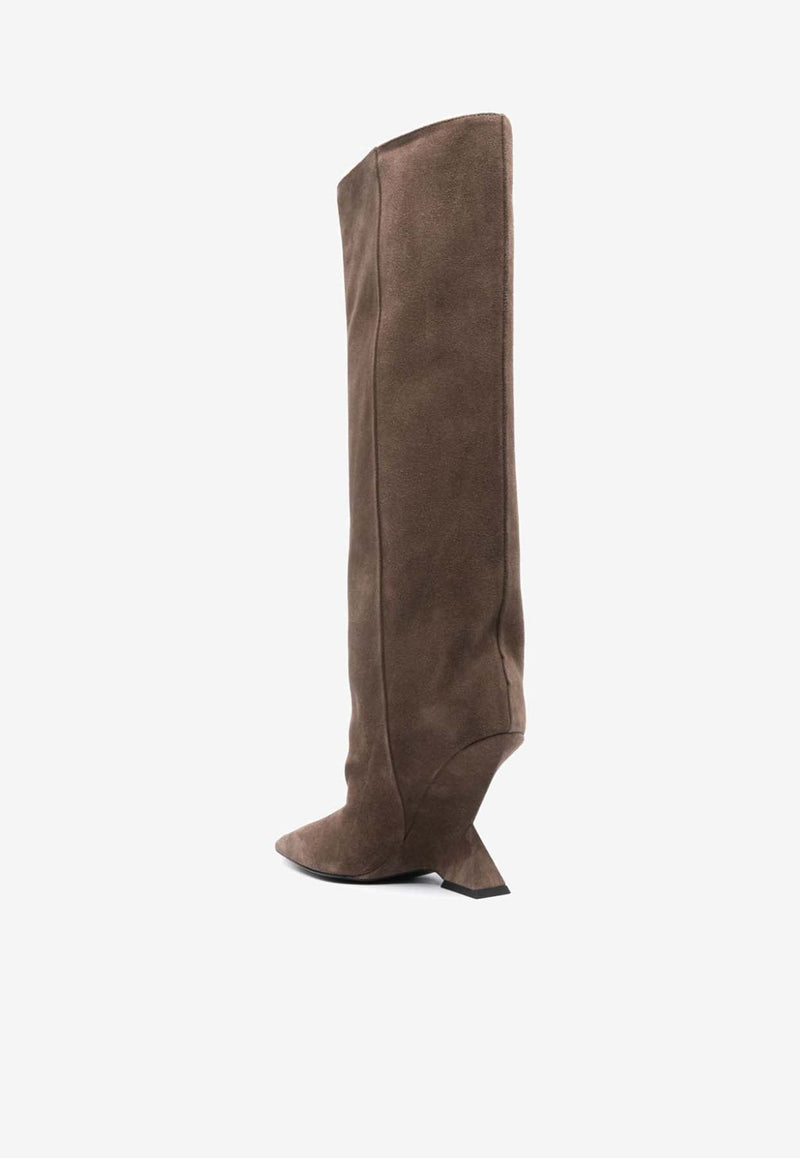 Cheope 105 Suede Knee-High Boots