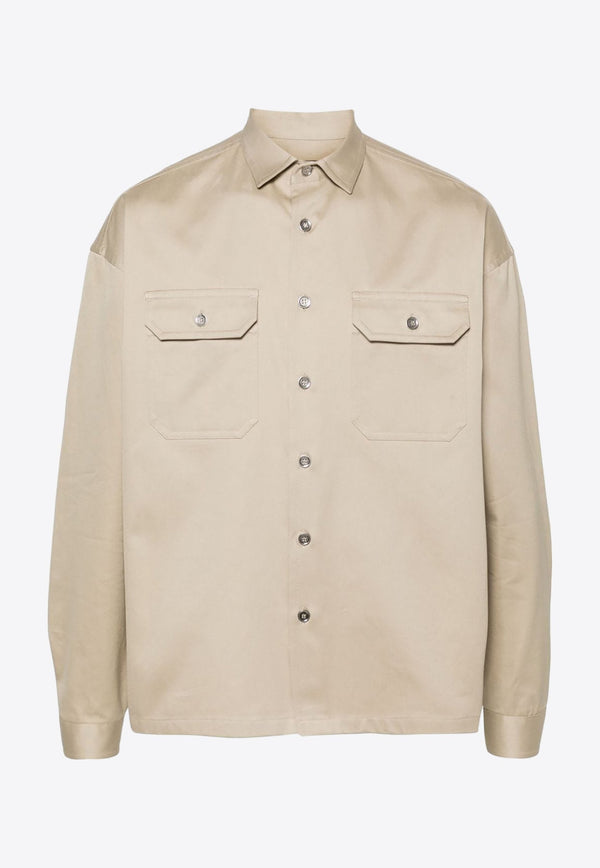 Twill-Weave Overshirt