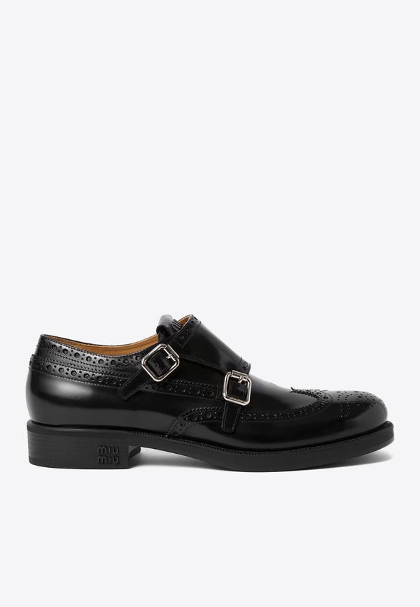 X Church's Leather Monk Strap Shoes