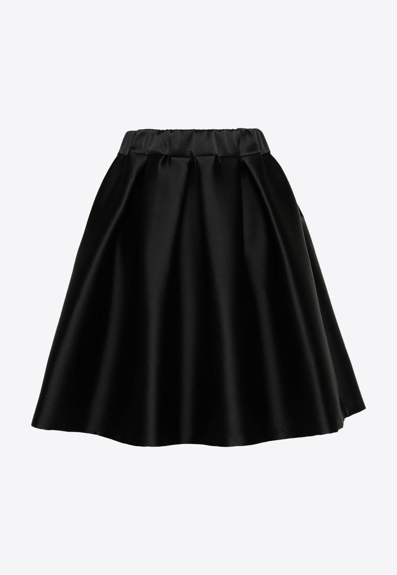 Papavero Pleated Full Mini Skirt