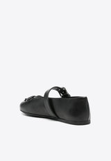 Calf Leather Ballet Flats