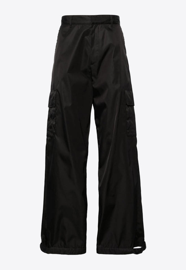 Wide-Leg Cargo Pants